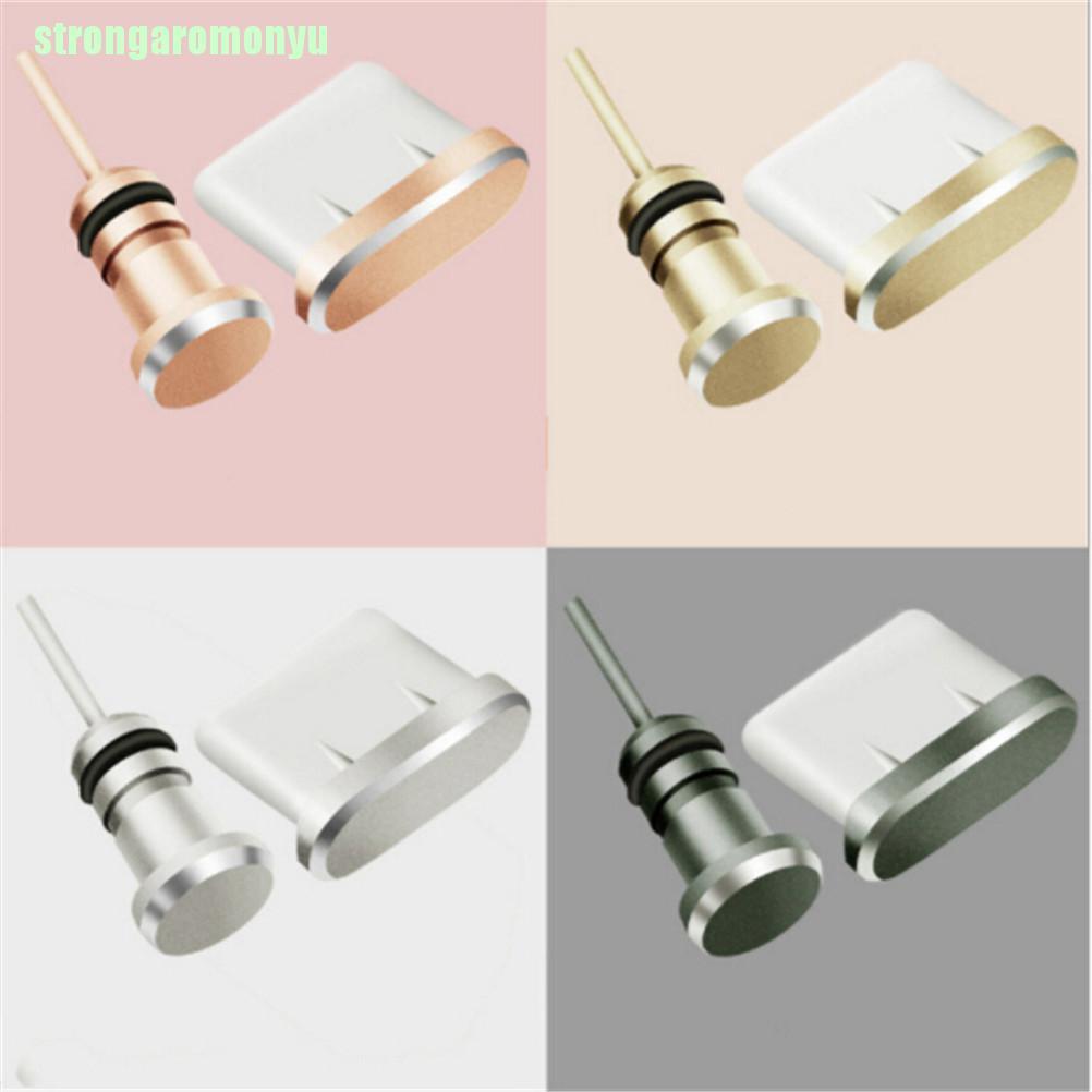 1 Bộ Nút Bịt Chống Bụi Cho Cổng Sạc USB Type C