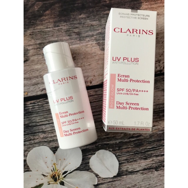 Kem chống nắng  CLARINS rose lên tone trắng hồng 50ML mẫu mới nhất 2021