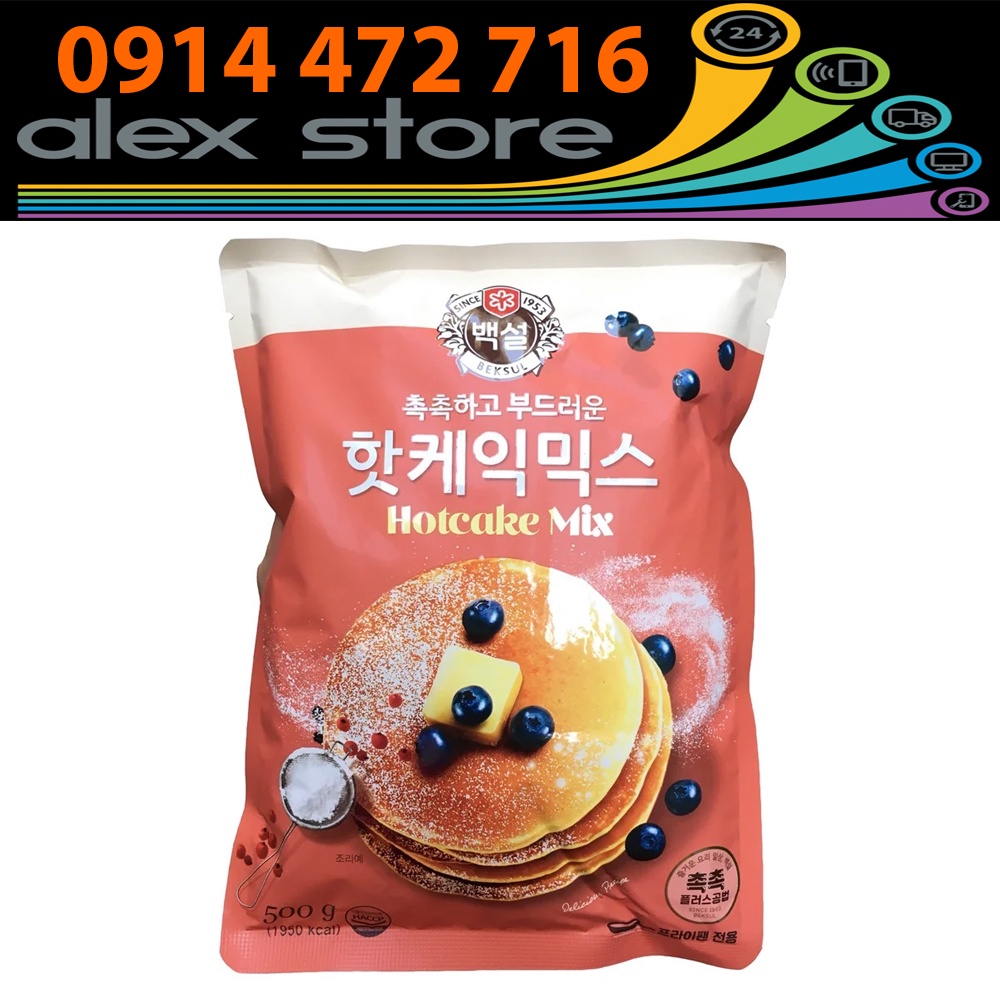 Bột Làm Bánh Hotcake (Pancake) Beksul 500g - Nhập Khẩu Hàn Quốc