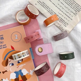 Cuộn washi tape hoạ tiết dễ thương