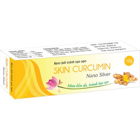 Skin Curcumin 10g - Giúp vết thương mau lành, tránh tạo sẹo thâm, sẹo lồi