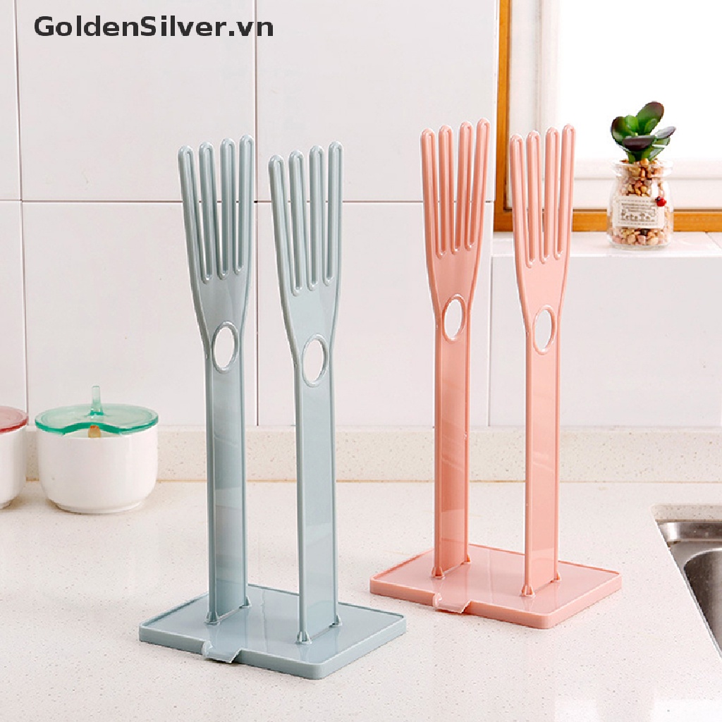 Giá đỡ găng tay cao su abs thoát nước tiện dụng cho nhà bếp