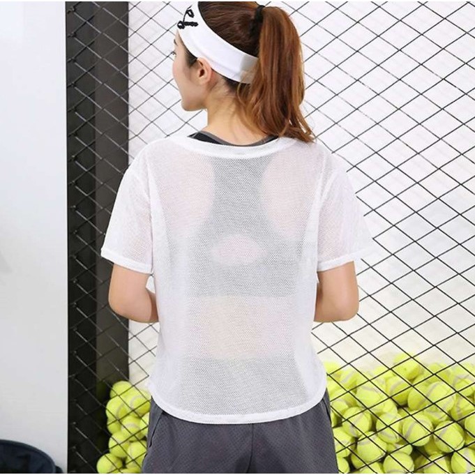 Áo lưới tập thể thao yoga, gym