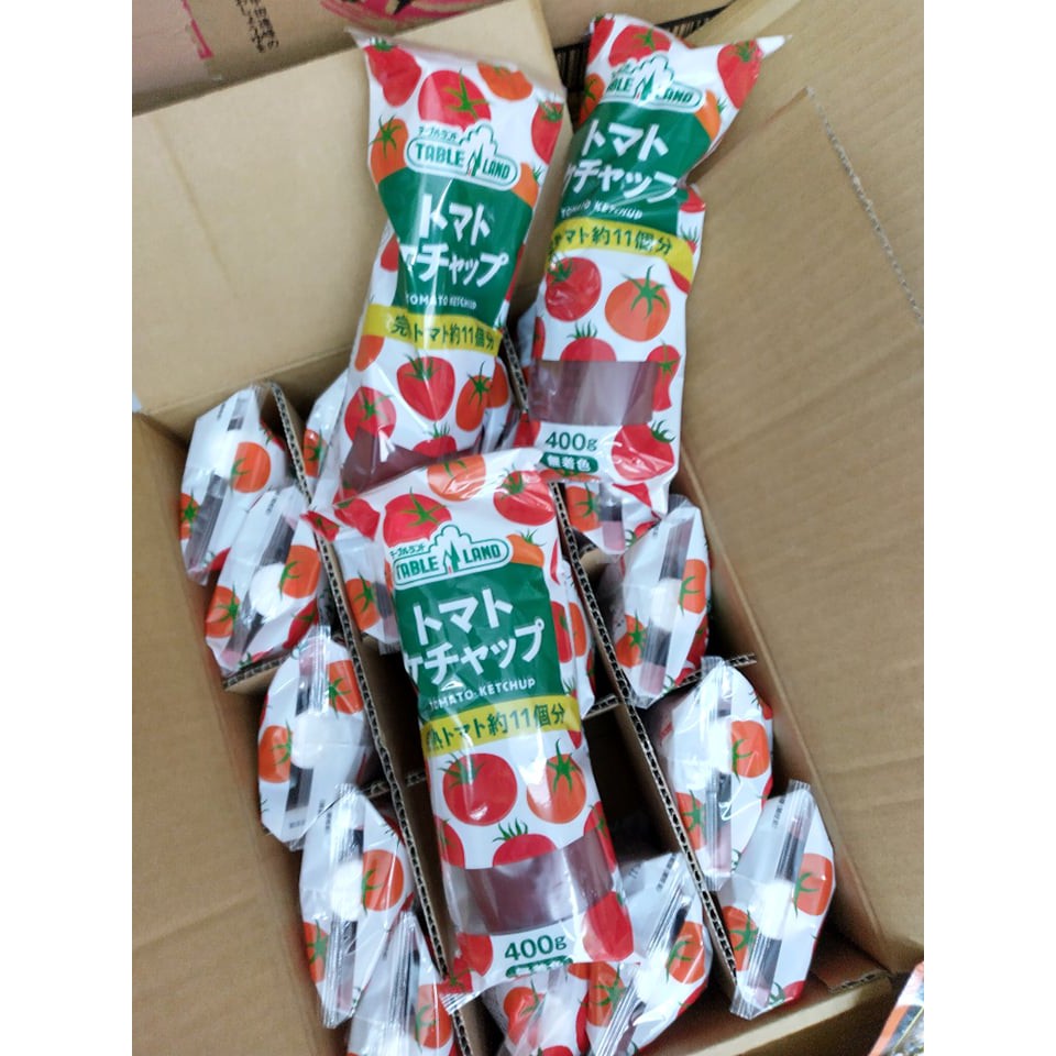 Sốt tương cà chua Tableland chai 400g hàng Nhật nội địa date 5/2022