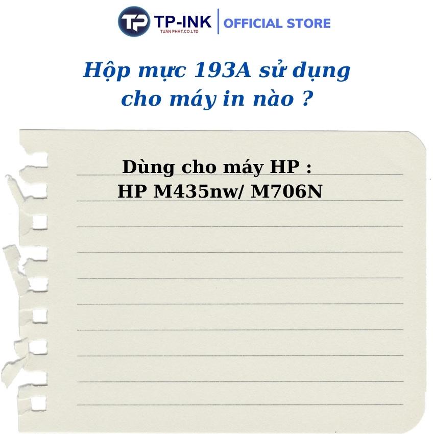 Hộp Mực máy in 93A thương hiệu TP-ink - HP Pro M435NW, M701, M706 - Cartridge CZ192A - Cartridge 93A