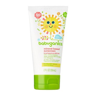 Kem chống nắng cho trẻ em Babyganics Mineral-Based Baby Sunscreen Lotion SPF 50 59ml (Mỹ)