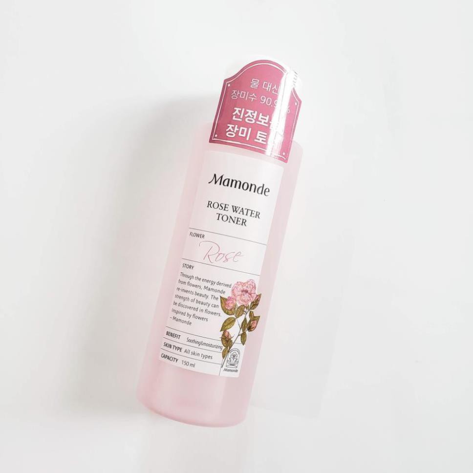 🌺FREESHIP🌺 Nước Hoa Hồng Kiềm Dầu, Se Khít Lỗ Chân Lông Mamonde Toner 250ml