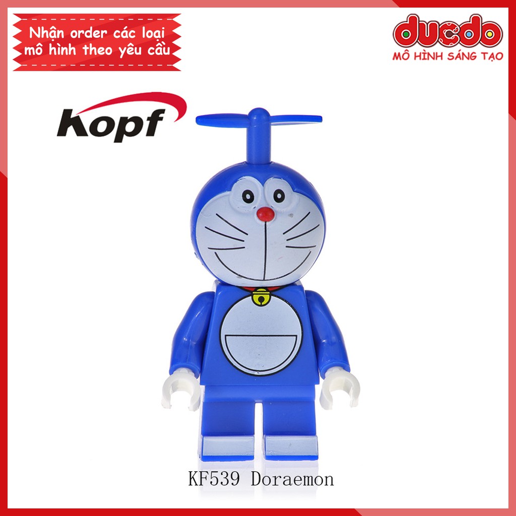 Minifigures Mickey, Kitty, Donald, Doraemon siêu đẹp - Đồ chơi Lắp ghép Xếp hình Mini Mô hình KF6041