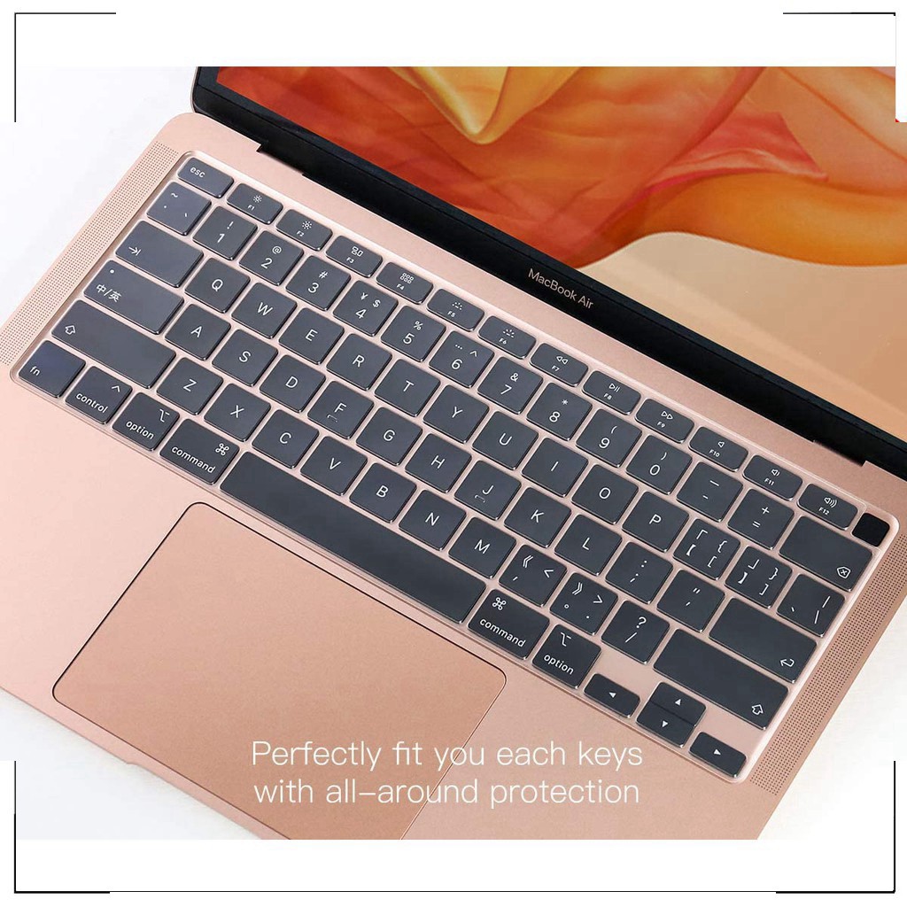 Lót bàn phím silicon Macbook Air 13" năm 2020 model A2179 -bảo vệ bàn phím siêu mỏng , siêu bền | BigBuy360 - bigbuy360.vn