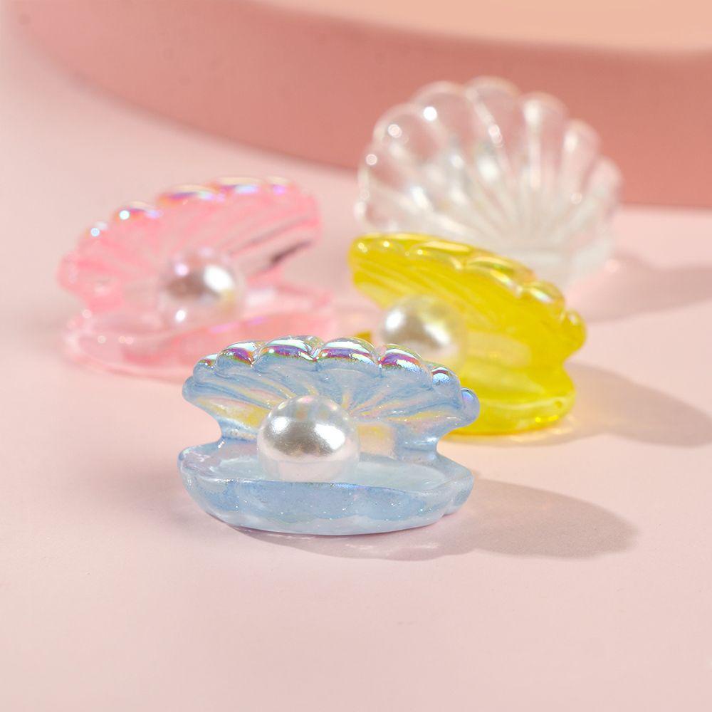 HS Set 10 / 10 Vỏ Sò Bằng Nhựa Resin Làm Trang Sức DIY
