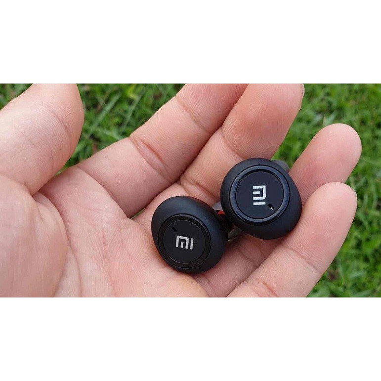 Tai Nghe Bluetooth Xiaomi Redmi 2  AirDots Đen True Wireless Công Nghệ 5.0 Kèm Đốc Sạc ,Cảm Biến Tự Động Kết Nối