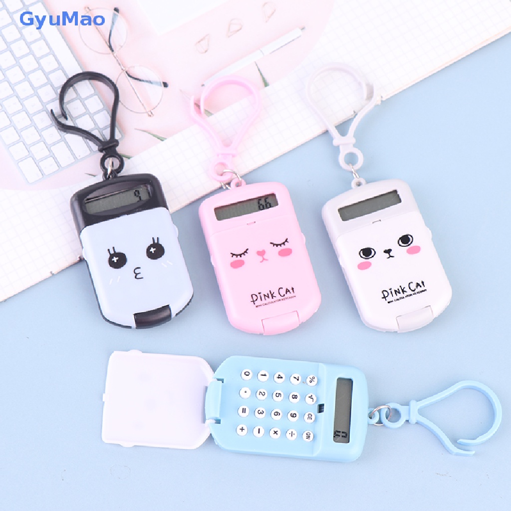 [cxGYMO] Móc Khóa Máy Tính Kỹ Thuật Số Mini Kiểu Dáng Đáng Yêu Sáng Tạo HDY