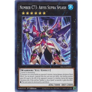 Thẻ bài Yugioh - TCG - Number C73: Abyss Supra Splash / DLCS-EN043'