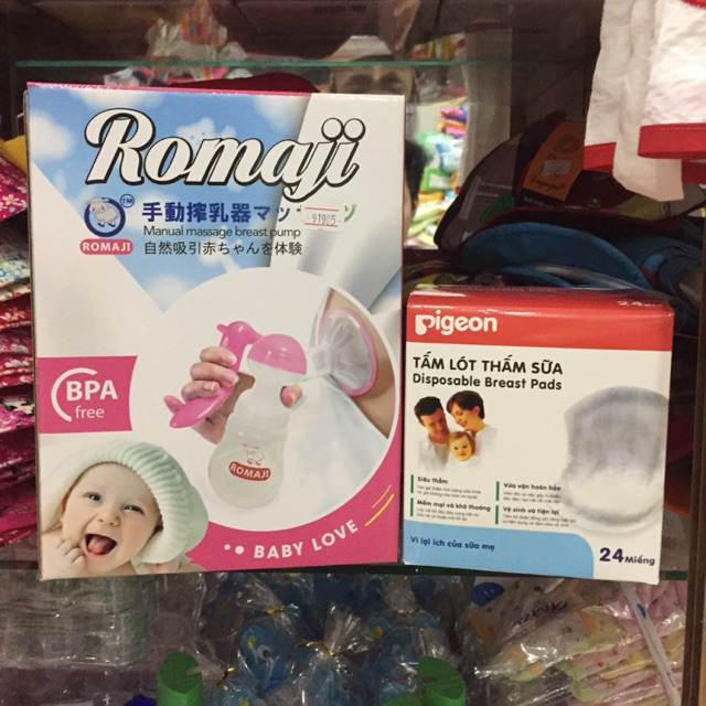 Combo hút sữa và thấm sữa 200k