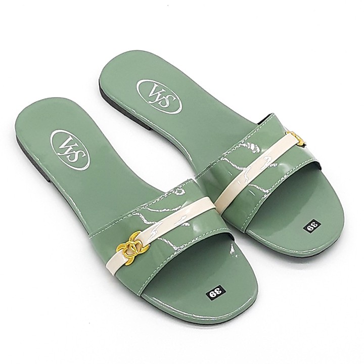 Dép lê bệt nữ quai ngang hoạ tiết khoá tim thời trang VYS TA6461 (Nhiều màu)