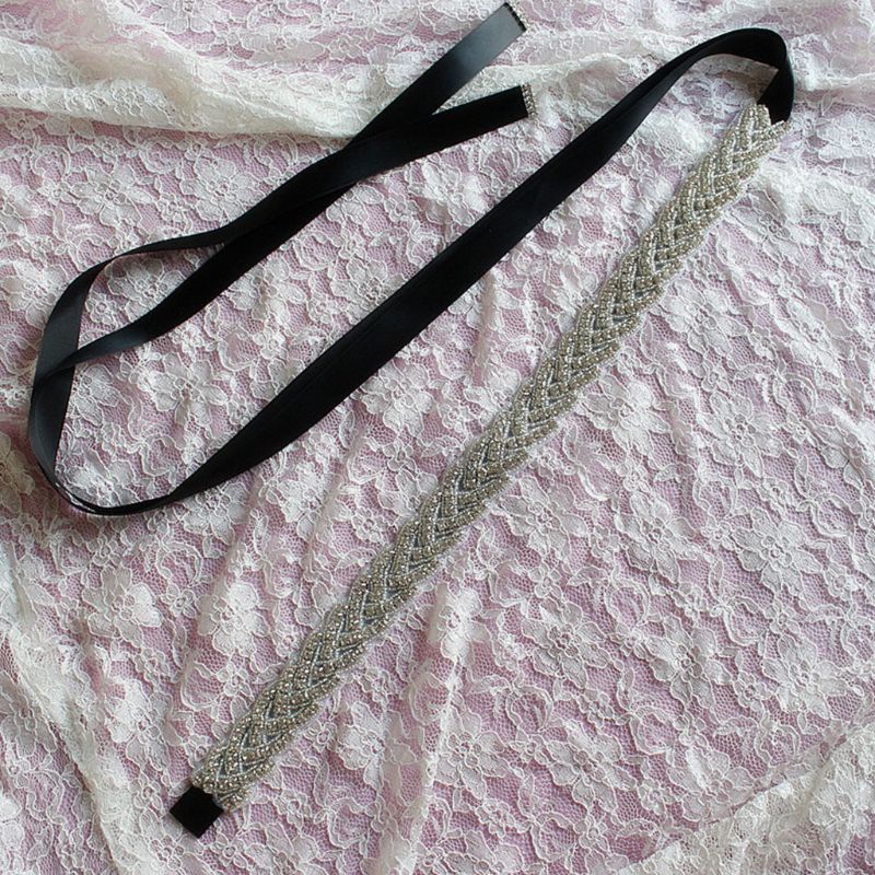 Dây Thắt Lưng Dài 270x2cm Đính Đá Lấp Lánh Cho Cô Dâu Ngày Cưới