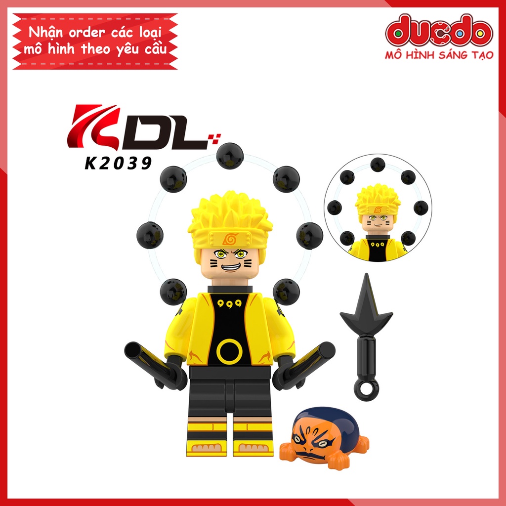Minifigures các nhân vật trong Naruto với phụ kiện độc nhất - Đồ chơi Lắp ghép Xếp hình Mô hình Mini KORUIT KDL806