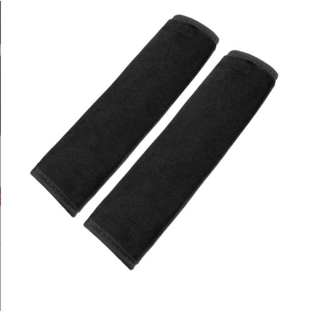 1 Cặp Đệm Bọc Dây Đai An Toàn Bằng Lông Nhung Mềm Mại Trên Xe Hơi