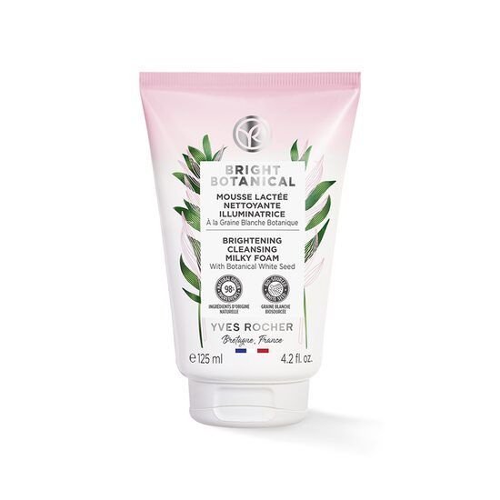 Yves Rocher_Sữa rửa mặt làm sáng da Yves Rocher Dạng Bọt - Bright Botanical Brightening Cleansing Milky Foam 125ml