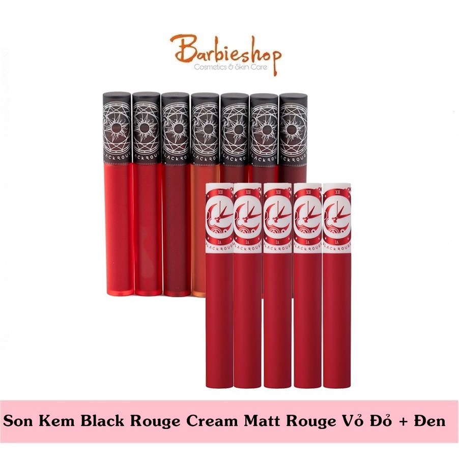 Son Kem Black Rouge TinTok Mới Cream Matt Rouge 2