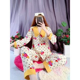 pijama cổ bèo