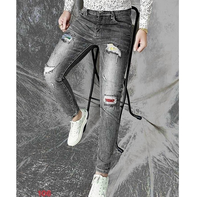 Quần Bò Nam Mẫu Mới Chất Jean co dãn ms106