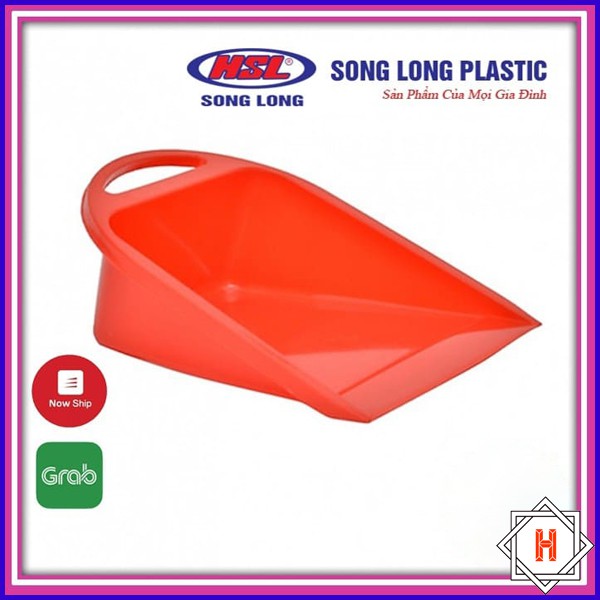 Xẻng hót rác nhựa Song long quai tròn tiện dụng { H }