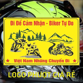 TEM PHƯỢT GIÁ RẺ - LOGO PHƯỢT ĐI ĐỂ TRẢI NGHIỆM