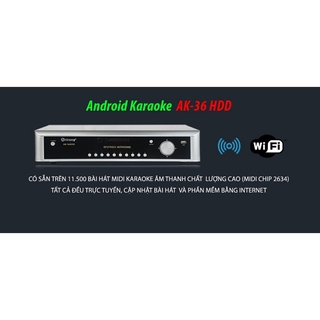Đầu Karaoke Arirang DVD Android AK-36HDD