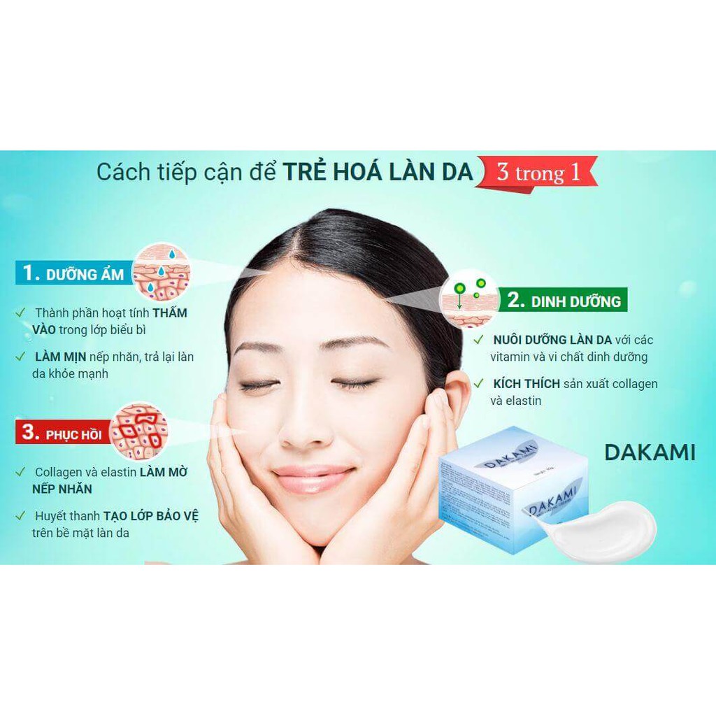 kem Dưỡng Trắng Da, CHống Lão Hóa DAKAMI | BigBuy360 - bigbuy360.vn