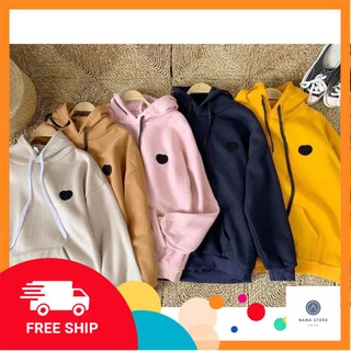 FREESHIP 50K - Áo hoodie thêu tim xinh xắn. Áo mặc đi chơi , đi học đều xinh nhà các bạn^^