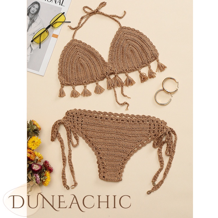 DUNEA Set Đồ Tắm Vỏ Sò Thời Trang Quyến Rũ Dành Cho Nữ