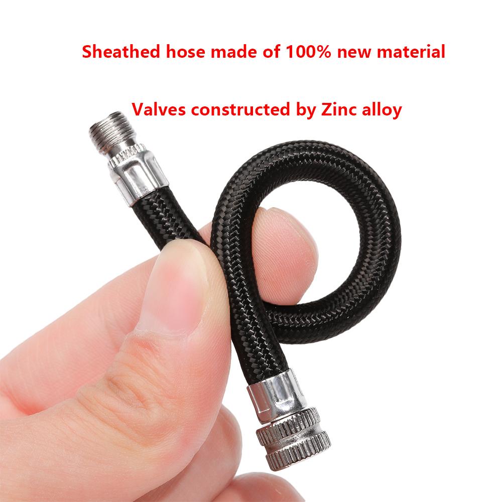 Muvako 1 / 2 Ống Bơm Xe Đạp Dài Màu Đen Sử Dụng 150Psi Schorader