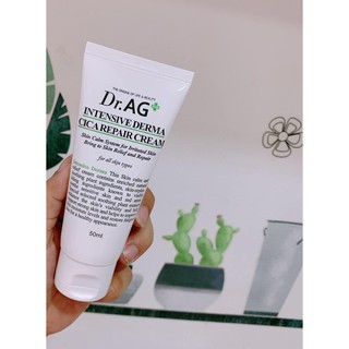 Kem dưỡng cho da mụn Dr.Ag Intensive derma cica cream, 50 ml, nội đia Hàn