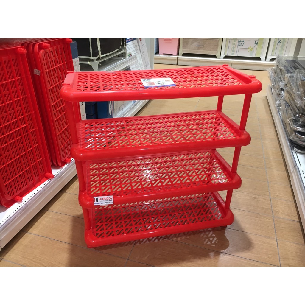 Kệ dép Duy Tân 4 tầng size đại No 174/4