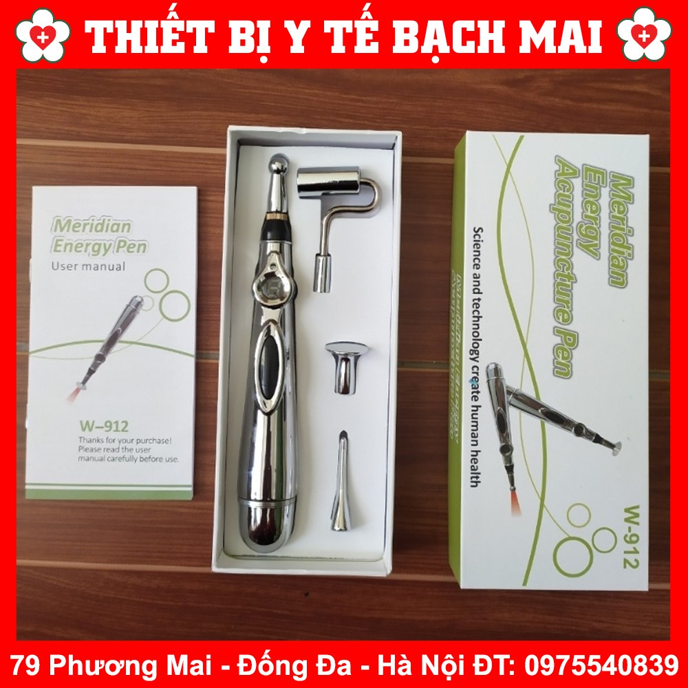 Bút Xung Huyệt Châm Cứu Laze 5 Đầu Dò Pen W912