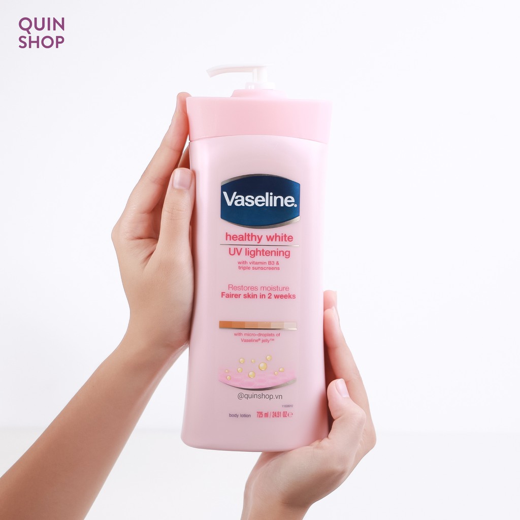 Sữa Dưỡng Thể Trắng Da Chống Nắng Vaseline Healthy White