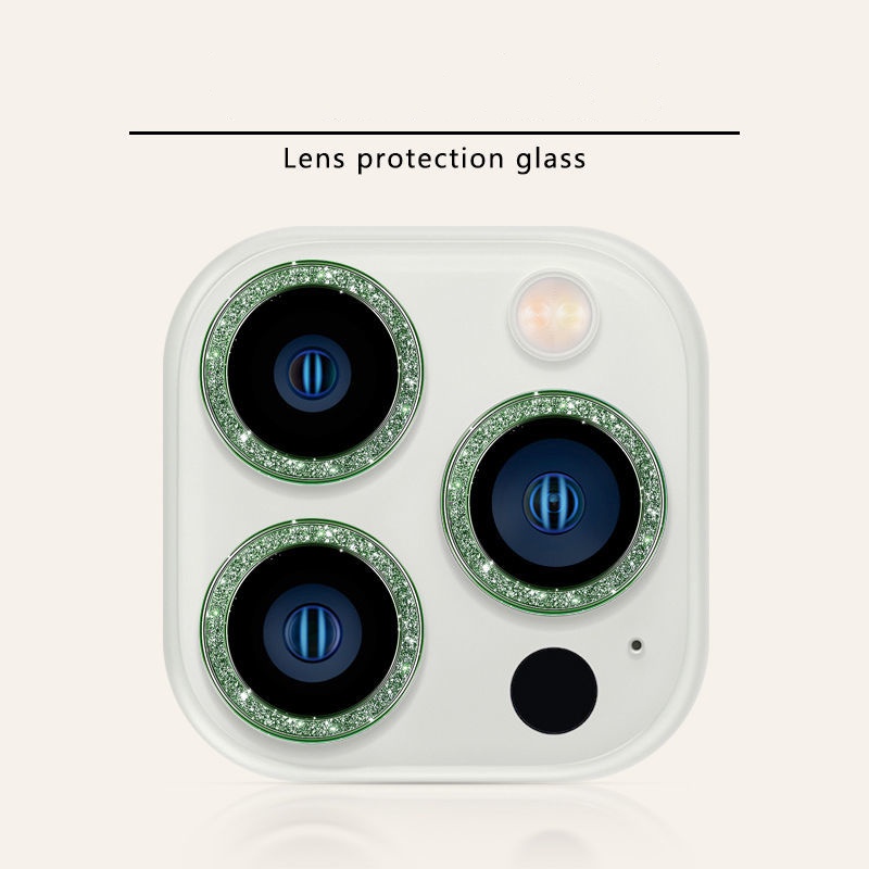 Miếng Dán Cường Lực Bảo Vệ Camera Apple 13 Màu Xanh Lá Cho iPhone 13 Pro Max/13 Pro