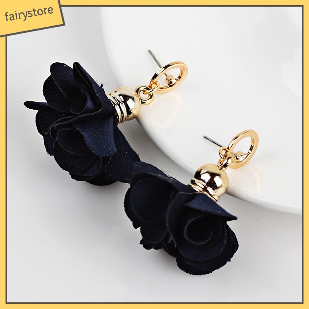 Hoa Tai Dáng Dài Thời Trang Phong Cách Cho Nữ