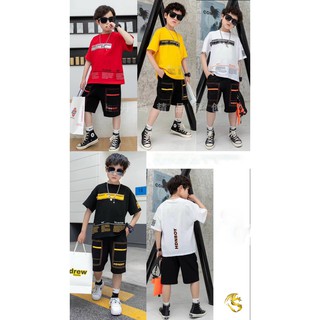 Bộ thun, bộ ngắn bé trai nhiều màu, cá tính 013357 a