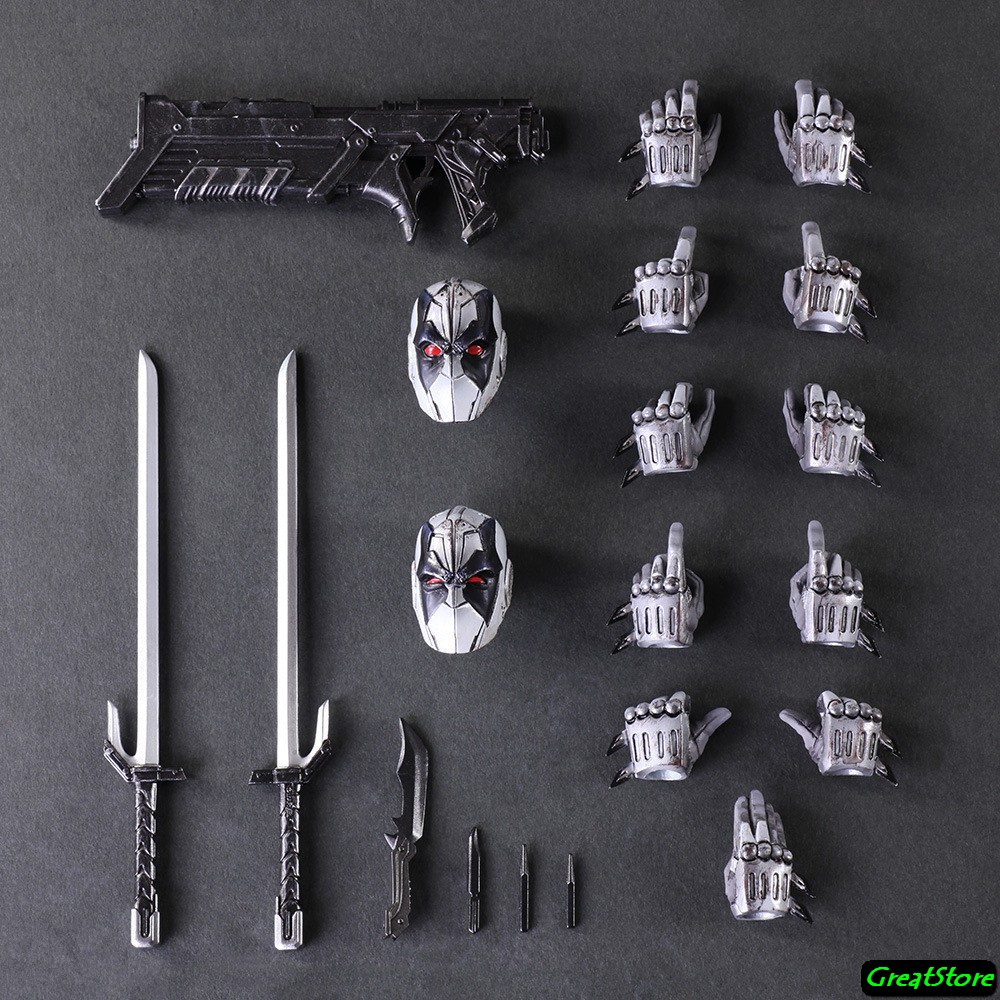 MÔ HÌNH DEADPOOL X force PAK Play Arts FIGMA CỬ ĐỘNG ĐƯỢC 26cm