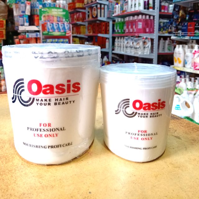 Kem Ủ + Xả + Hấp Tóc Oasis 1000g. Cho tóc mềm bóng , mượt tự nhiên.