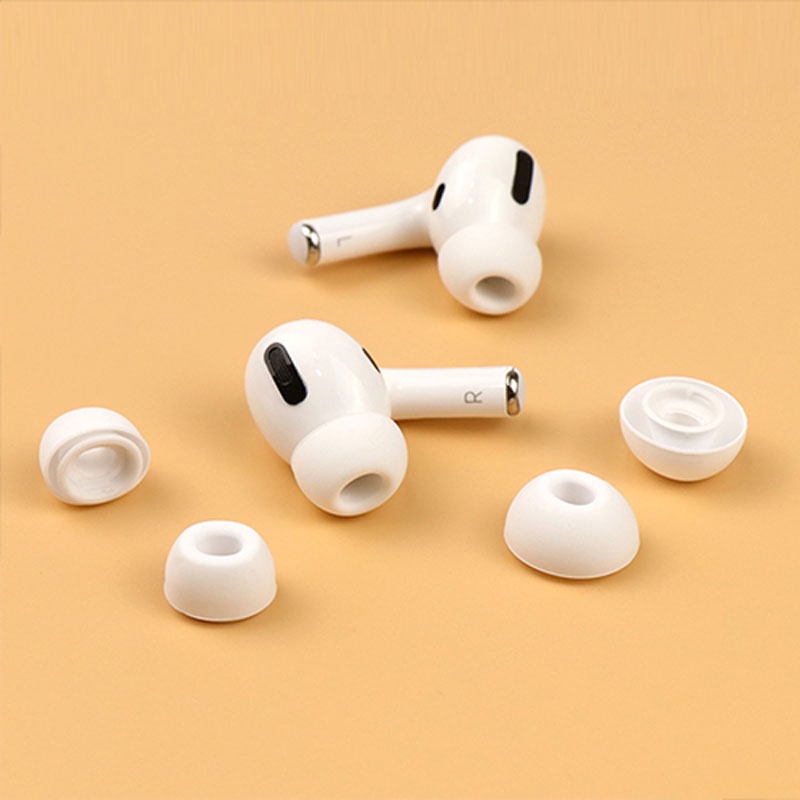 Nút Tai Nghe Thay Thế Bằng Silicon Có Lỗ Giảm Tiếng Ồn size s / m / l Cho airpods pro Ốp
