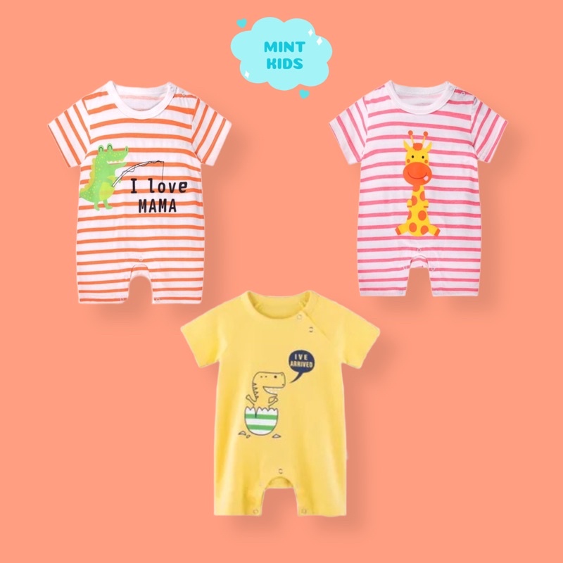 [Chọn mẫu] Body đùi 27Home cotton mềm mại in hình ngộ nghĩnh cho bé yêu