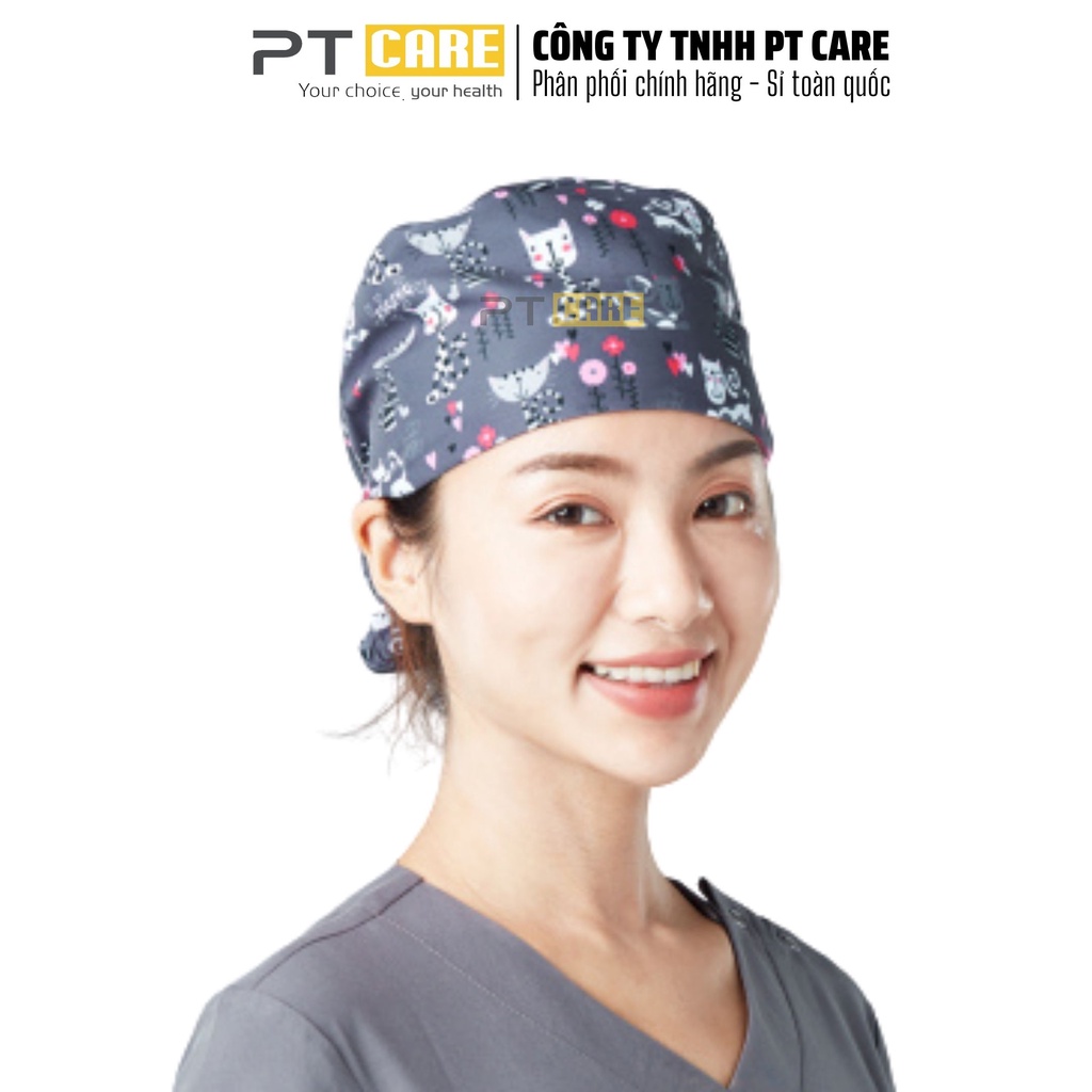 PT CARE |  Nón Vải Y Tế Dùng Cho Bác Sĩ, Y Tá, Điều Dưỡng