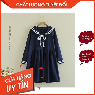 Đầm thủy thủ, đầm baby doll dễ thương nhật bản HOMIAMALL đủ size 30-90kg bảo hành 1 đổi 1 tận nhà mã s029