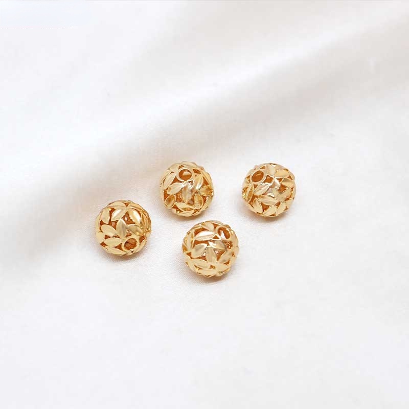 Hạt Ngọc Trai Hình Lá Tre 18K Dùng Làm Trang Sức diy