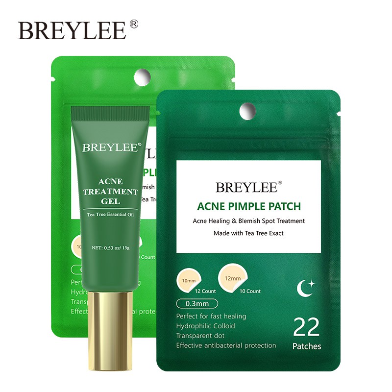 Set 3 Miếng Dán Hỗ Trợ Giảm Mụn BREYLEE Cao Cấp