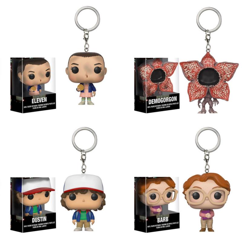 1 Móc Khóa Mô Hình Nhân Vật Phim Stranger Things Bằng PVC