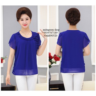 nh890520-ÁO VOAN KIỂU TRUNG NIÊN KẾT HOA